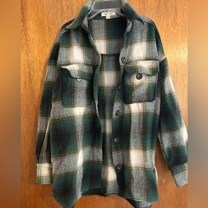 She & Sky plaid jacket